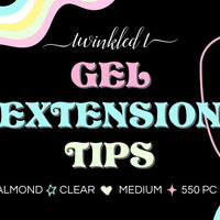 Gel Extension Tips - Almond ♥︎ Clear ♥︎ Medium