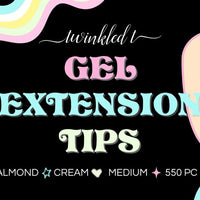 Gel Extension Tips - Almond ♥︎ Cream ♥︎ Medium