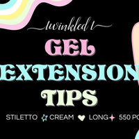 Gel Extension Tips - Stiletto ♥︎ Cream ♥︎ Long
