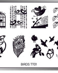 Birds Stamping Plate