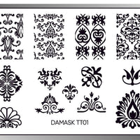 Damask 01 Stamping Plate