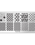 Floral Stamping Plate