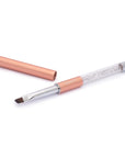 Rose Gold Vegan Clean Up Brush W Cap