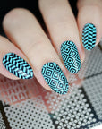 Geometric 2 Stamping Plate