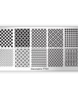 Geometric 1 Stamping Plate