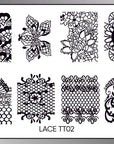 Lace 02 Stamping Plate