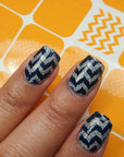Nailed The Chevron Stencils