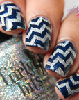 Nailed The Chevron Stencils