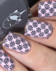 Floral Stamping Plate