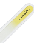 Mini Butter Yellow Czech Glass Nail File