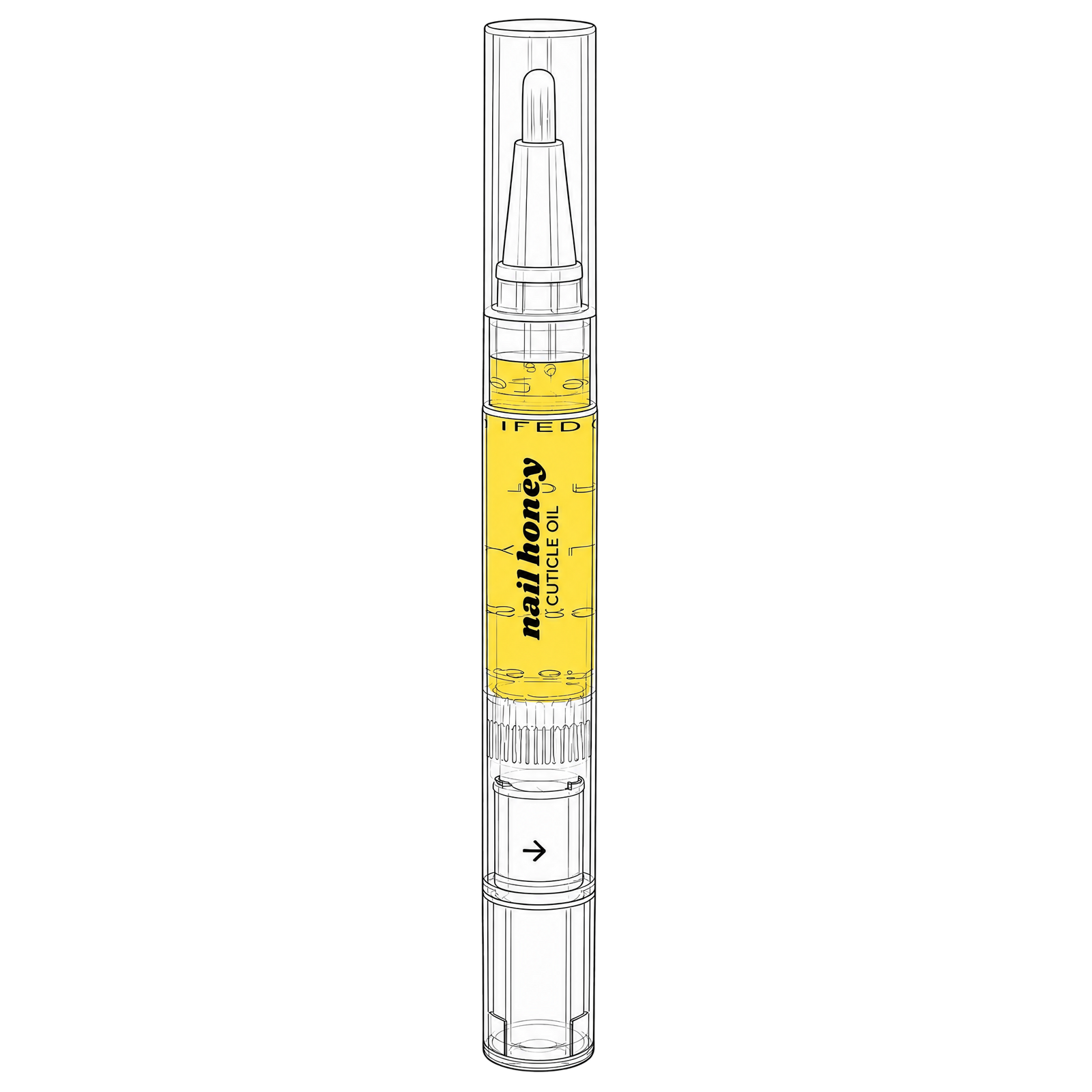 nail honey cuticle oil pen