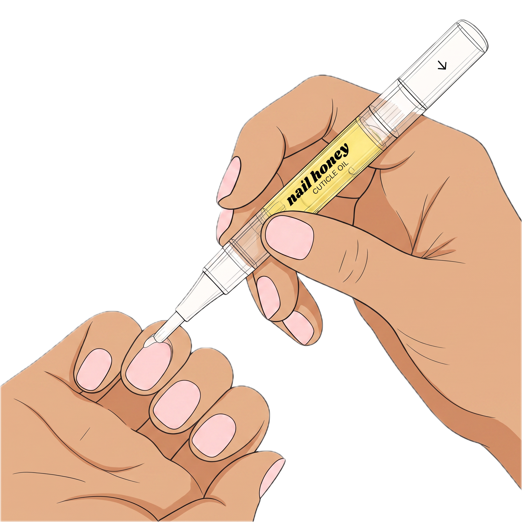 healthy looking manicure