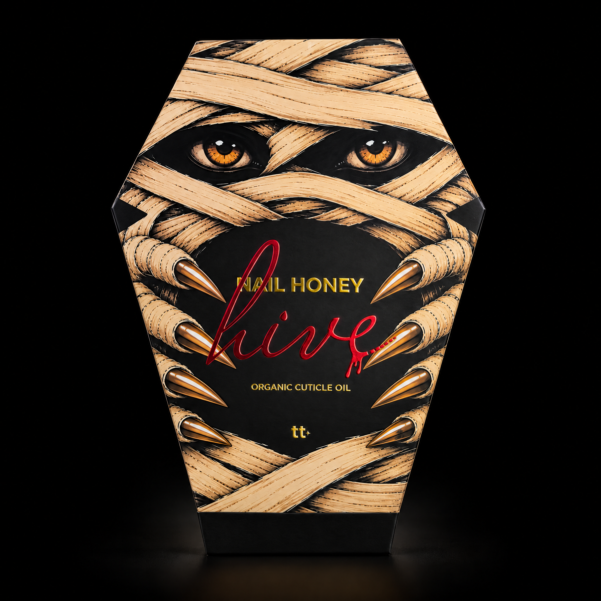 Nail Honey Halloween Hive