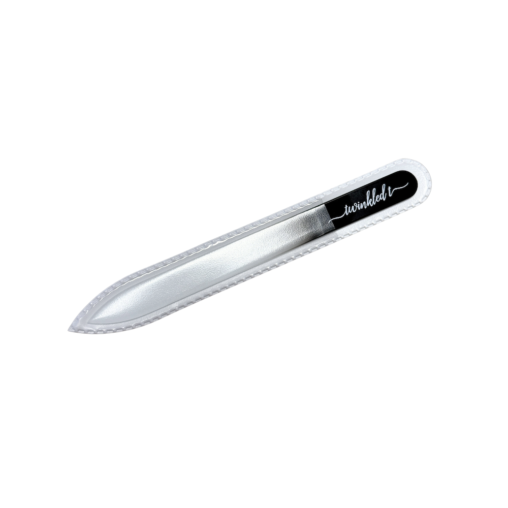 Black Czech Glass Nail File – Twinkled T
