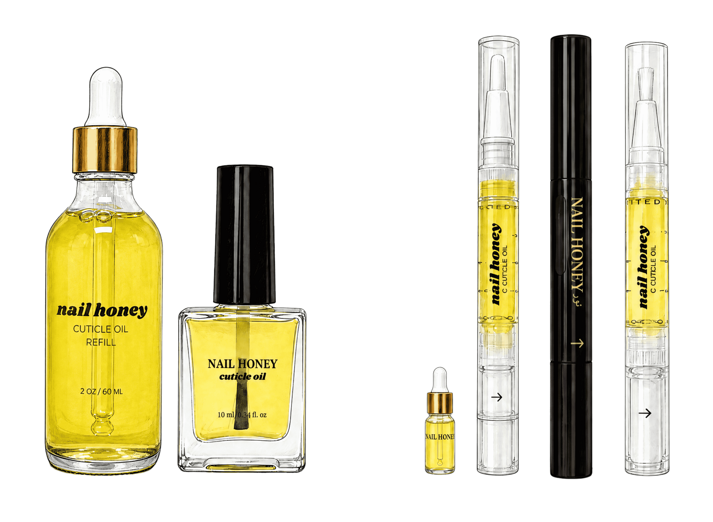 nail honey product collection