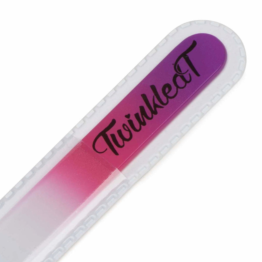 Purple Czech Glass Nail File