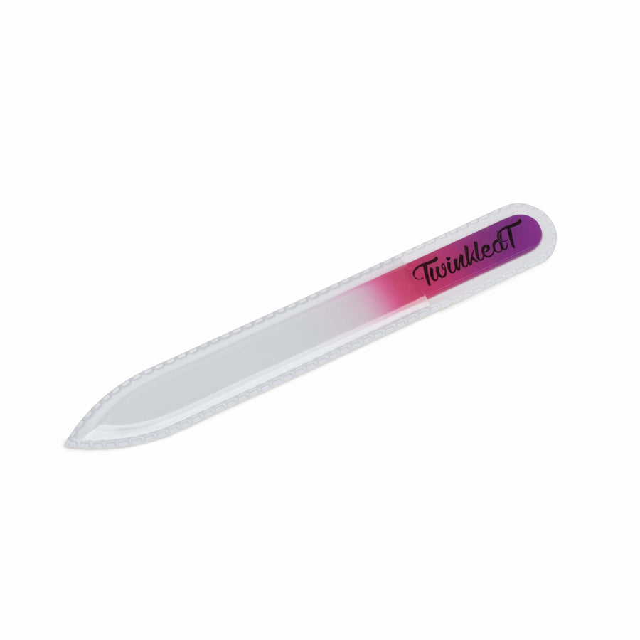 Purple Czech Glass Nail File