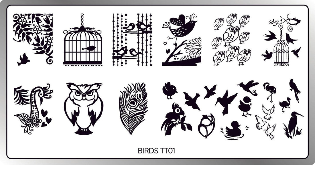 Birds Stamping Plate