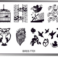 Birds Stamping Plate