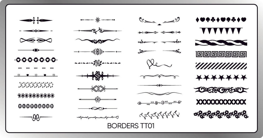 Borders Stamping Plate