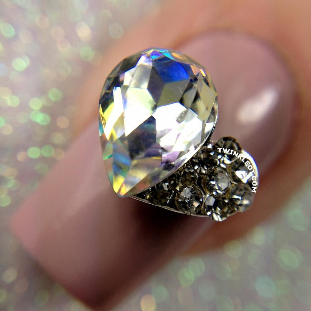 Crystal Heart Charm