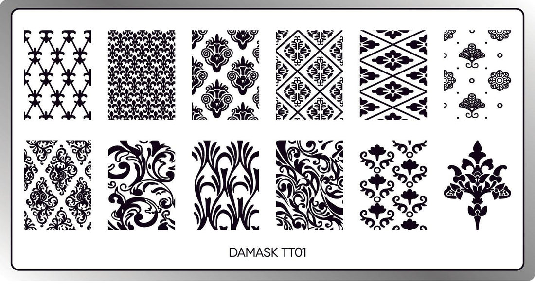 Damask 02 Stamping Plate