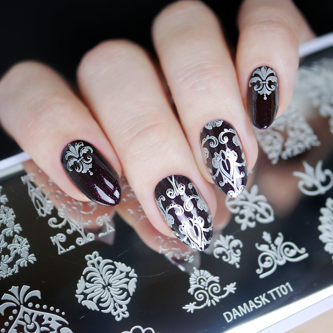 Damask 01 Stamping Plate