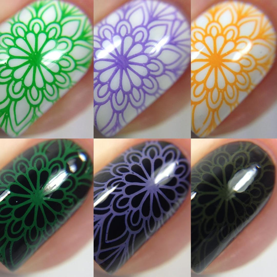 Color Block Stamping Polish Bundle