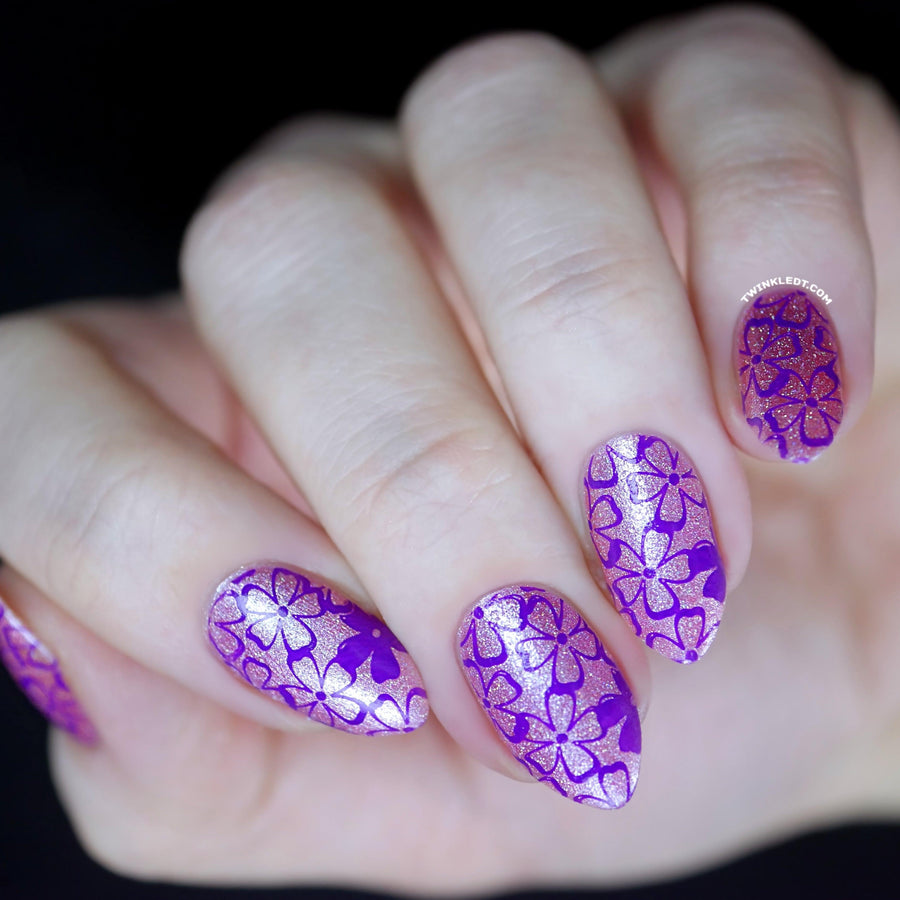 Floral Stamping Plate – Twinkled T