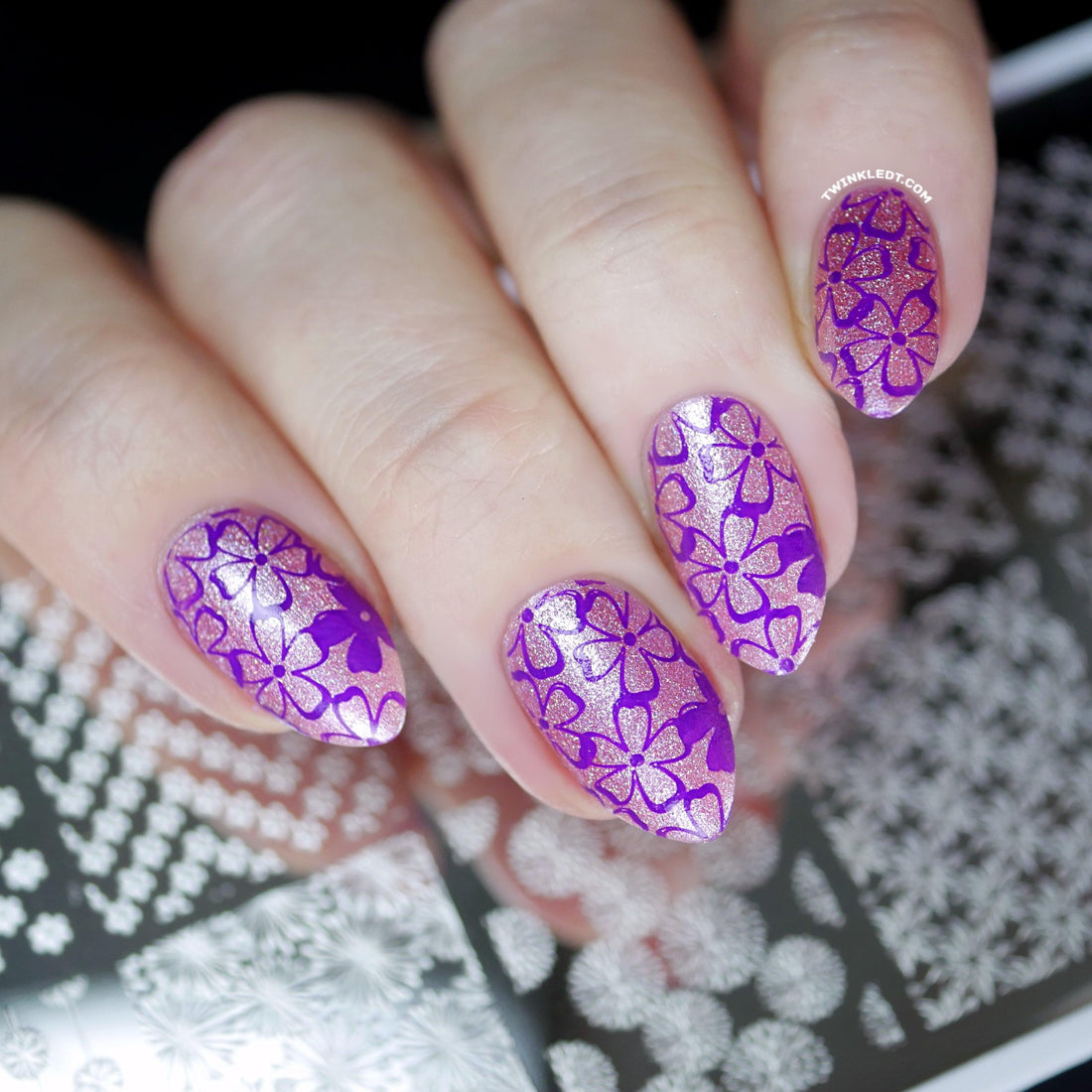 Floral Stamping Plate – Twinkled T