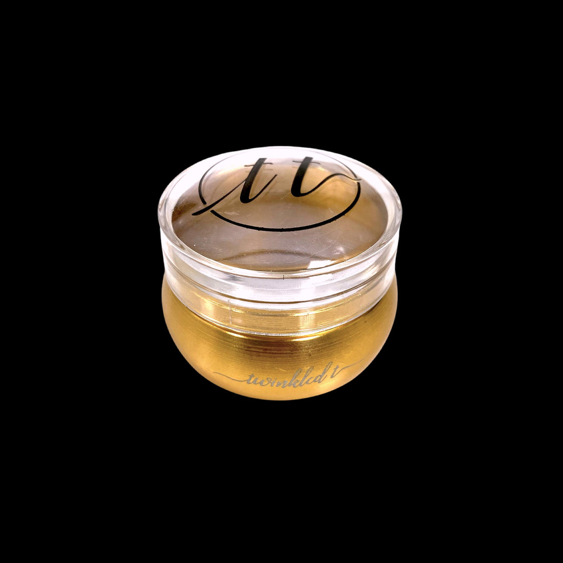 Gold Stainless Steel Clear Stamper & Scraper