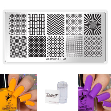 KiddoStamp™ - White + Black Ink Complete Stamping Kit