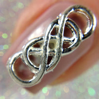 Silver Celtic Knot Charm