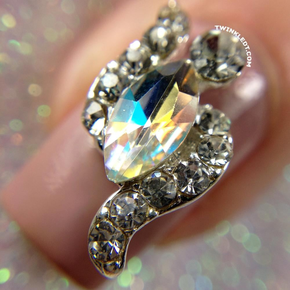 Silver Holo Charm