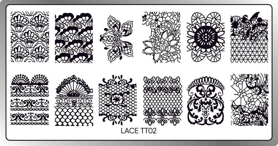 Lace 02 Stamping Plate
