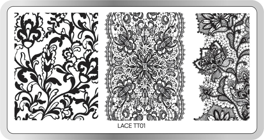 Lace 01 Stamping Plate
