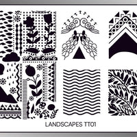 Landscapes Stamping Plate