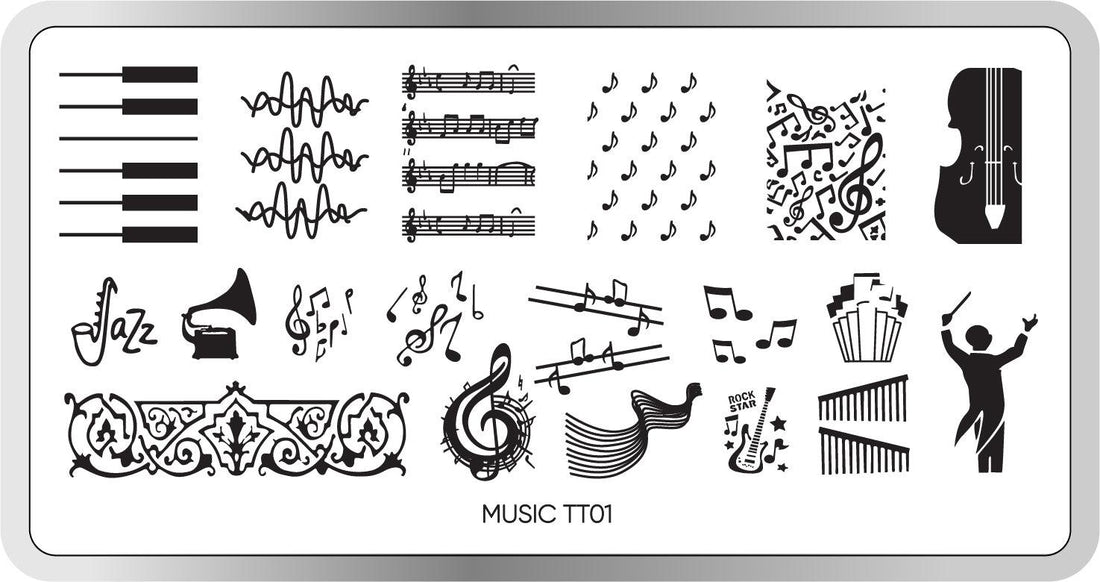 Music Stamping Plate