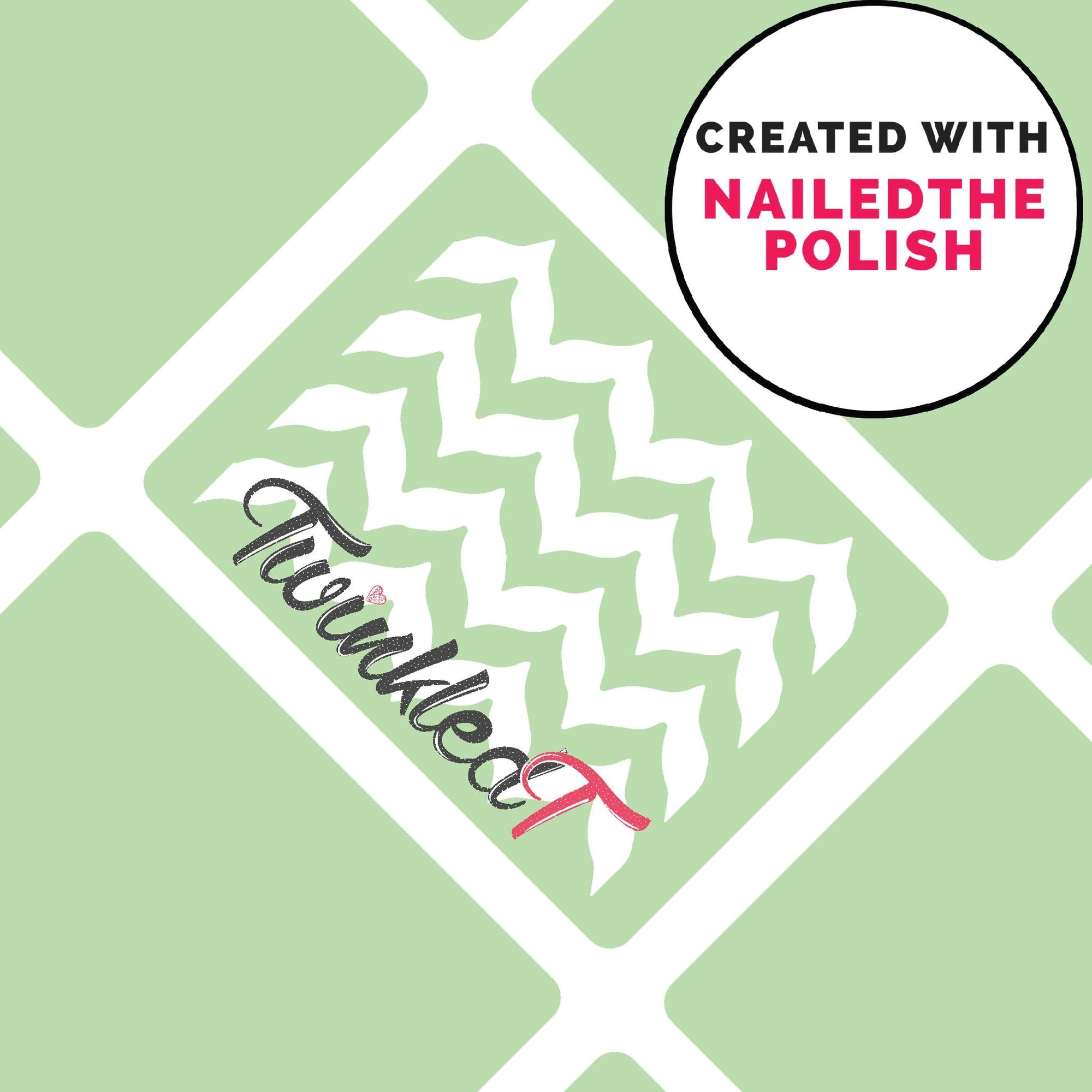 Nailed The Chevron Stencils