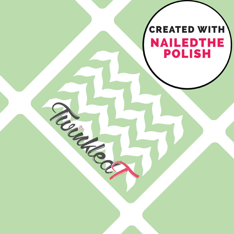Nailed The Chevron Stencils