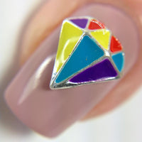 Rainbow Diamond Charm