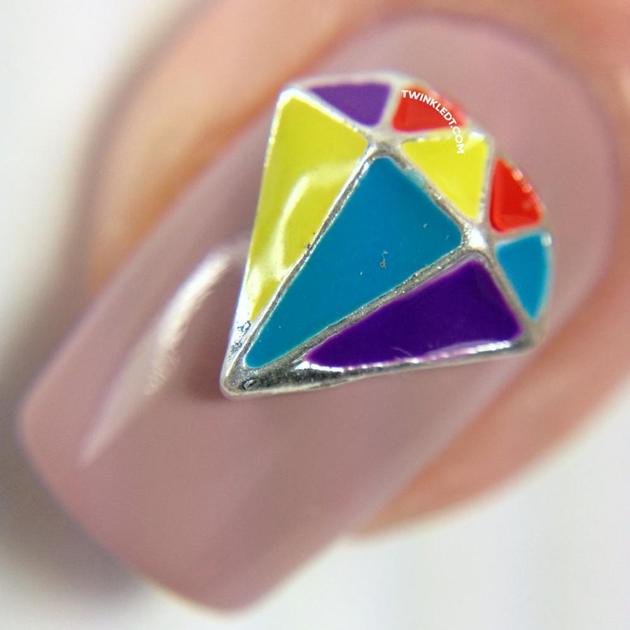 Rainbow Diamond Charm