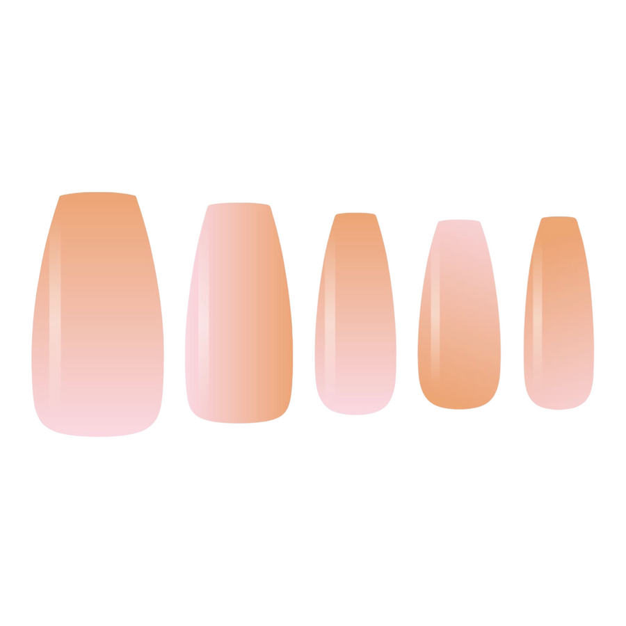 Peach Sorbet Press Ons