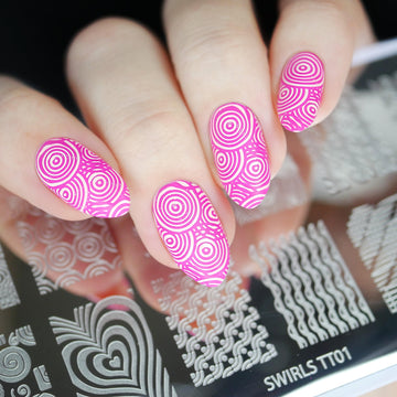 Swirls Stamping Plate