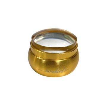 Gold Stainless Steel Clear Stamper & Scraper