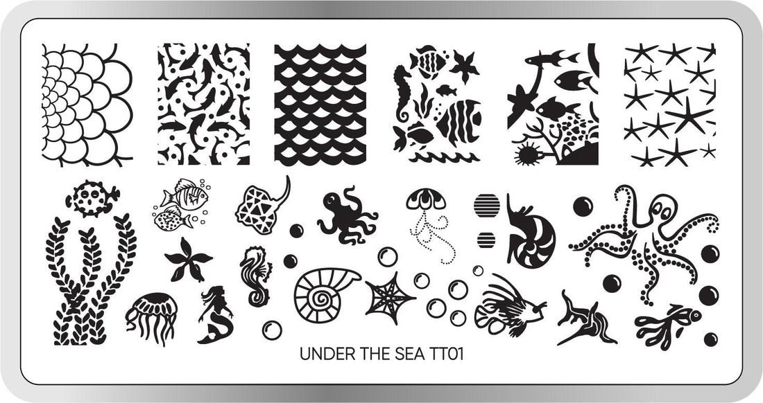 Under The Sea Stamping Plate