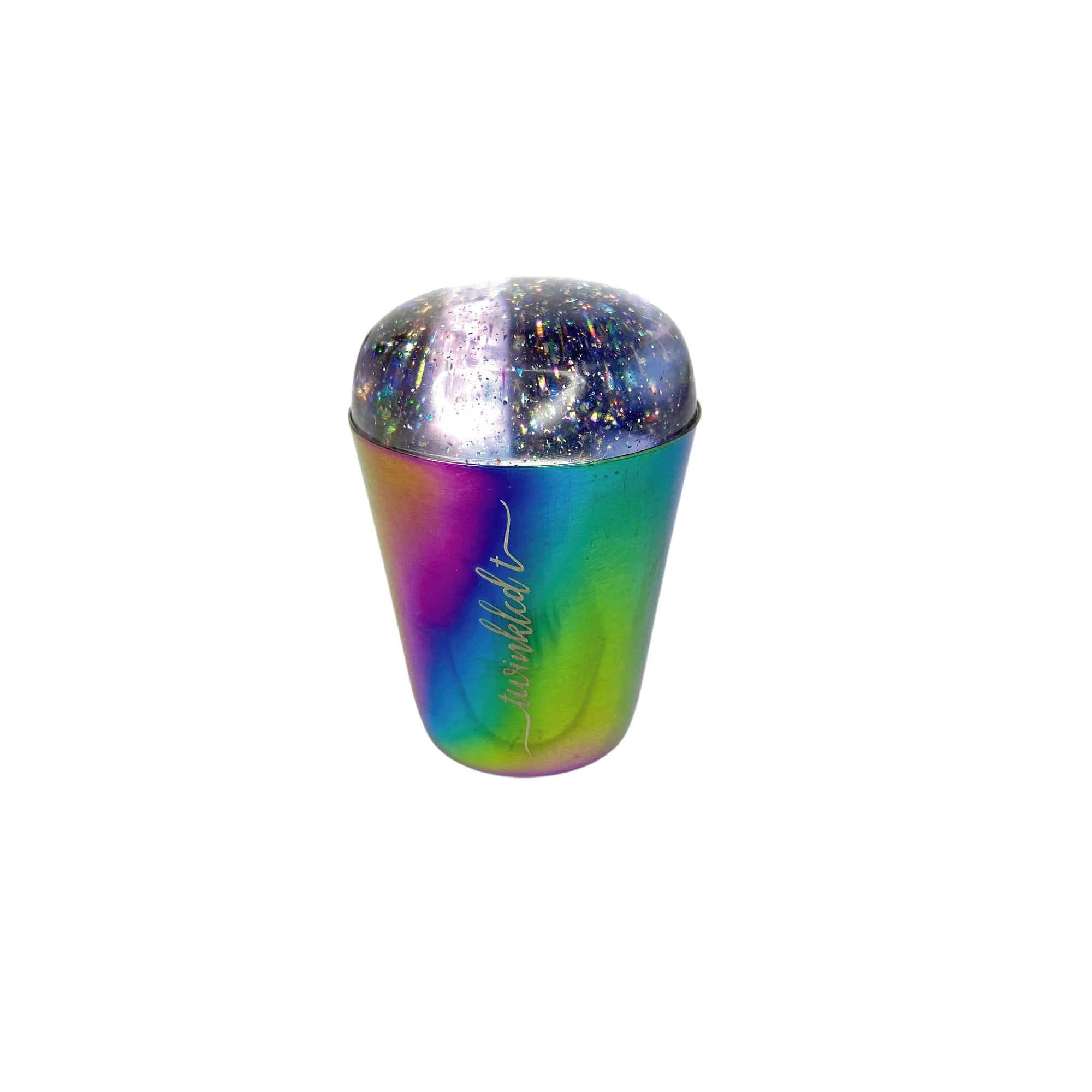 Rainbow Handle Holo Head Stamper & Scraper