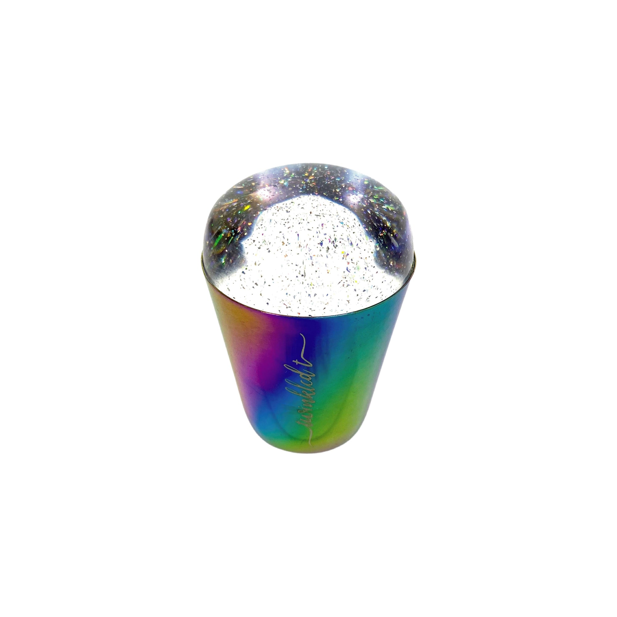 Rainbow Handle Holo Head Stamper & Scraper