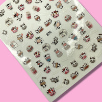 Cow 03 Nail Stickers
