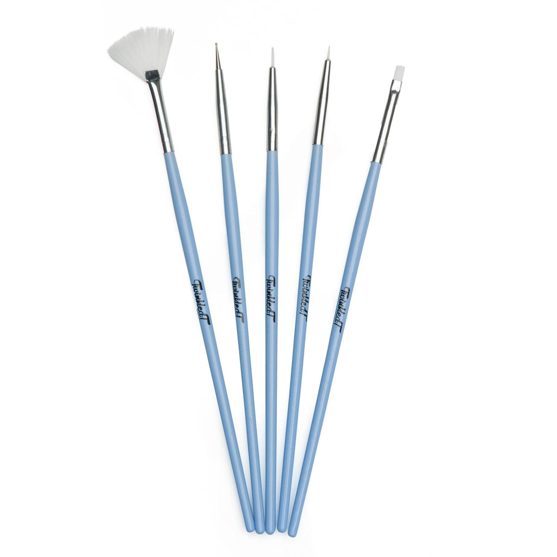 Peri-Twinkle Nail Art 5 Pc Brush Set